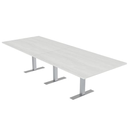 Skutchi Designs 45 in W, 144 in L, 29 in H, Engineered Wood Top, White HAR-REC-48x143-T-WHCYPRESS